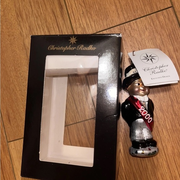 Christopher Radko  2000 New Years Eve Celebration Ornament Collectible Christmas - Picture 4 of 5